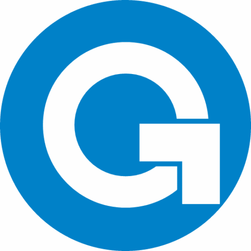 Logo for Gerhard Hofer Carbon Consulting: Minimalist design reflecting circular economy, industrial expertise, and serene professionalism.