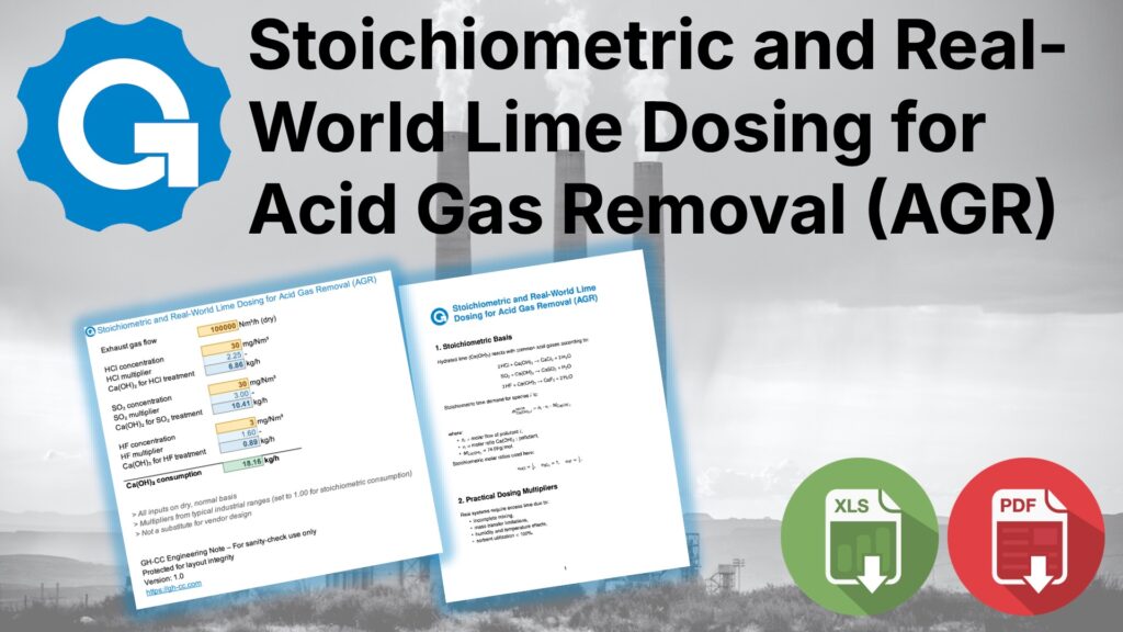Stoichiometric and Real-World Lime Dosing for Acid Gas Removal (AGR)