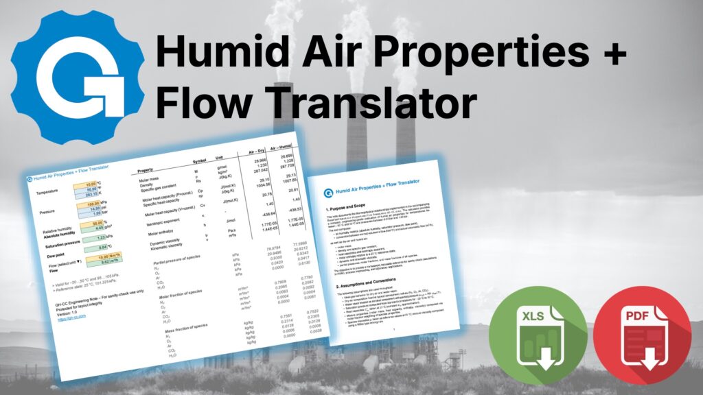 Humid Air Properties and Flow Translator